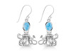 Larimar Octopus Earring LAR-RUE-46.