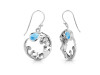 Larimar Mermaid Earring LAR-RUE-50.