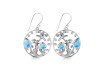 Larimar Mermaid & Star Fish Earring LAR-RUE-52.