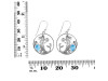 Larimar & Blur Topaz Mermaid Earring LAR-RUE-57.