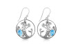 Larimar & Blur Topaz Mermaid Earring LAR-RUE-57.