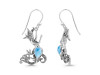 Larimar Mermaid Earring LAR-RUE-61.