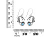 Larimar Mermaid & Oyster Earring LAR-RUE-64.