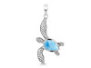 Larimar Turtle Pendant LAR-RUP-3.