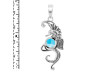 Larimar Sea Horse Pendant LAR-RUP-11.