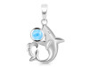 Larimar Shark Pendant LAR-RUP-12.
