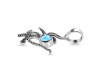 Larimar & White Topaz Octopus Pendant LAR-RUP-15.