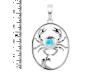 Larimar Crab Pendant LAR-RUP-19.