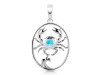 Larimar Crab Pendant LAR-RUP-19.