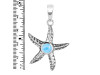 Larimar Star Fish Pendant LAR-RUP-2.