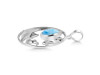 Larimar Waves & Sail Fish Pendant LAR-RUP-32.