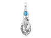 Larimar Mermaid & Dolphin Pendant LAR-RUP-35.