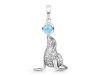 Larimar Seal Pendant LAR-RUP-37.