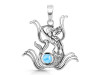 Larimar Mermaid Pendant LAR-RUP-39.