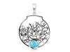 Larimar Sea Horse & Fish Pendant LAR-RUP-41.