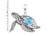 Larimar Turtle Pendant LAR-RUP-42.