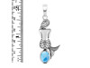 Larimar Mermaid Pendant LAR-RUP-43.