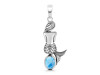 Larimar Mermaid Pendant LAR-RUP-43.
