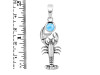 Larimar Lobster Pendant LAR-RUP-45.