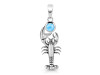 Larimar Lobster Pendant LAR-RUP-45.