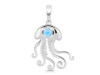 Larimar Jelly Fish Pendant LAR-RUP-47.