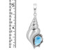 Larimar Shell Pendant LAR-RUP-49.