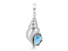 Larimar Shell Pendant LAR-RUP-49.