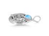 Larimar Mermaid Pendant LAR-RUP-50.