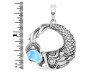 Larimar Fish Pendant LAR-RUP-56.