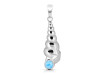 Larimar Shell & Star Fish Pendant LAR-RUP-60.