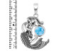 Larimar Mermaid Pendant LAR-RUP-63.