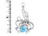 Larimar Octupus Pendant LAR-RUP-65.