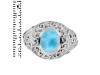 Larimar Waves Ring LAR-RUR-1.