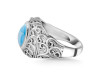 Larimar Waves Ring LAR-RUR-1.