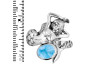 Larimar Mermaid Ring LAR-RUR-3.