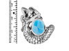 Larimar Mermaid Ring LAR-RUR-6.