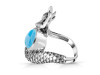 Larimar Mermaid Ring LAR-RUR-6.