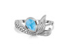 Larimar Mermaid Tail Ring LAR-RUR-8.