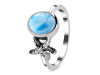 Larimar Star Fish Ring LAR-RUR-11.