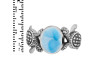 Larimar Turtle Ring LAR-RUR-30.