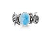 Larimar Turtle Ring LAR-RUR-30.