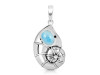 Larimar Snail Pendant LAR-RUP-18.