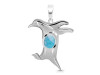 Larimar Penguin Pendant LAR-RUP-40.