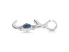 Labradorite & White Topaz Alphabet J Pendant LBD-RDA-10.