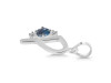Labradorite & White Topaz Alphabet P Pendant LBD-RDA-16.