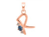 Labradorite & White Topaz Alphabet R Pendant LBD-RDA-18.