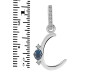 Labradorite & White Topaz Alphabet C Pendant LBD-RDA-29.