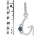 Labradorite & White Topaz Alphabet G Pendant LBD-RDA-33.