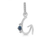 Labradorite & White Topaz Alphabet G Pendant LBD-RDA-33.