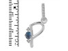 Labradorite & White Topaz Alphabet P Pendant LBD-RDA-42.